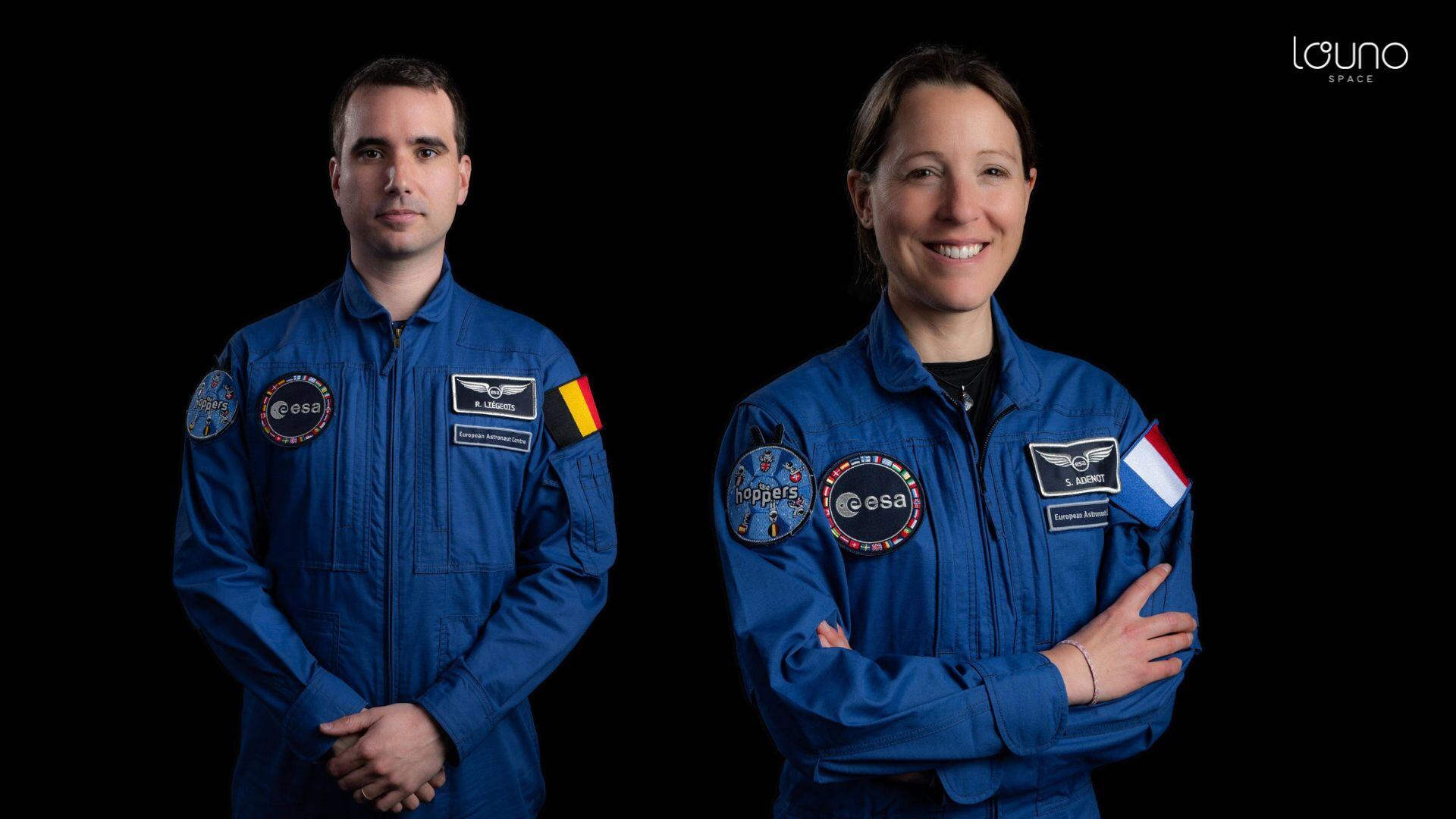 The new faces of Europe on the International Space Station: Sophie Adenot & Raphaël Liégeois